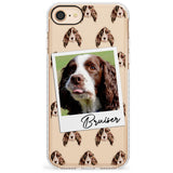 Springer Spaniel - Custom Dog Photo Slim TPU Phone Case for iPhone SE 8 7 Plus