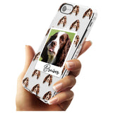 Springer Spaniel - Custom Dog Photo Slim TPU Phone Case for iPhone SE 8 7 Plus