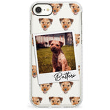 Border Terrier - Custom Dog Photo Slim TPU Phone Case for iPhone SE 8 7 Plus