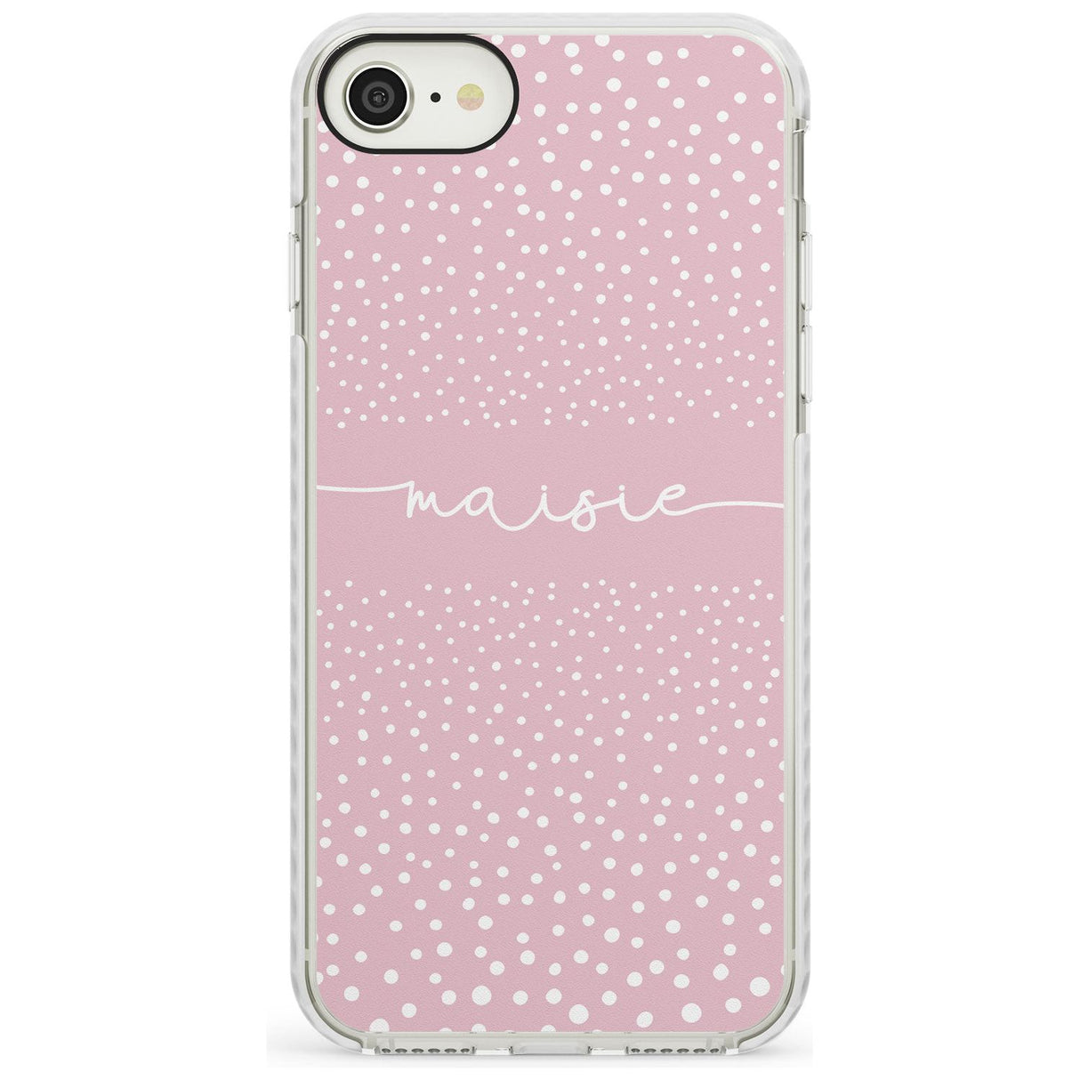 Custom Pink Dots iPhone Case  Impact Case Custom Phone Case - Case Warehouse