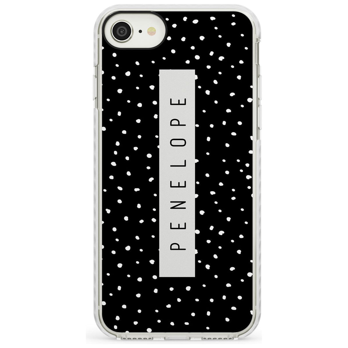 Custom Black Dots iPhone Case  Impact Case Custom Phone Case - Case Warehouse