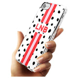 Custom Polka & Pink Stripe iPhone Case   Custom Phone Case - Case Warehouse