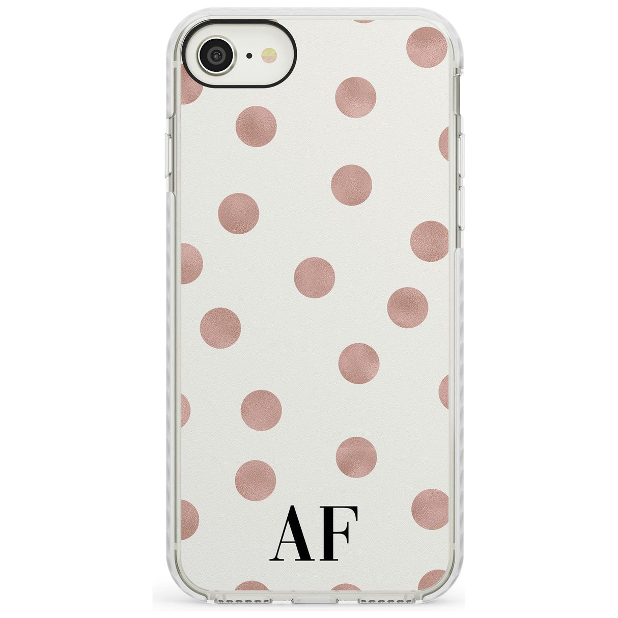 Initials & Dots iPhone Case  Impact Case Custom Phone Case - Case Warehouse