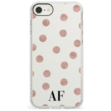 Initials & Dots iPhone Case  Impact Case Custom Phone Case - Case Warehouse