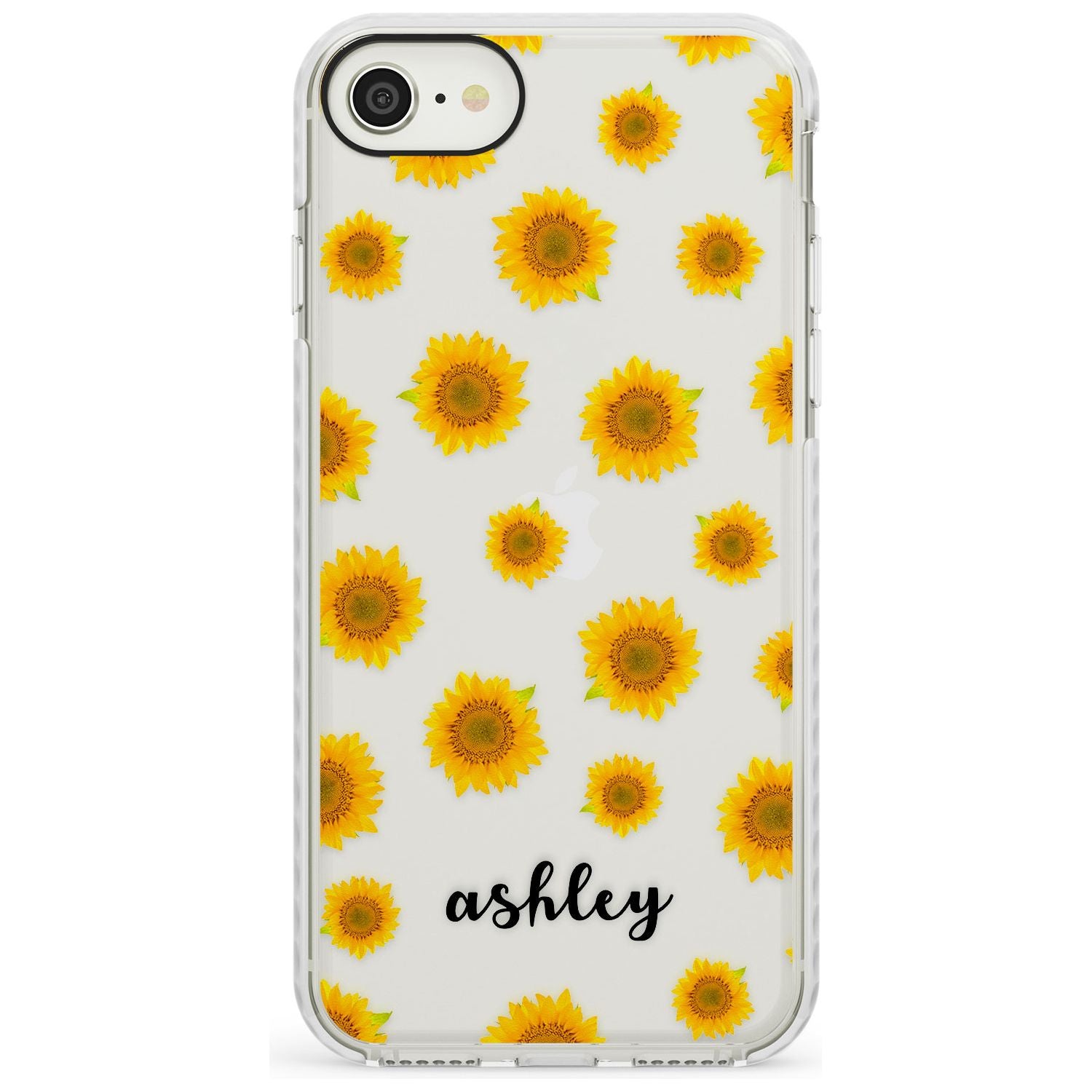 Sunflowers & Cursive iPhone Case  Impact Case Custom Phone Case - Case Warehouse