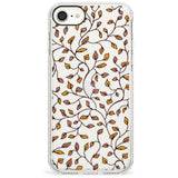 Personalised Autumn Leaves Pattern Impact Phone Case for iPhone SE 8 7 Plus