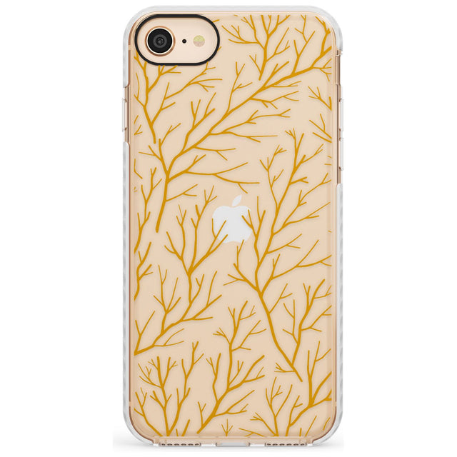 Personalised Bramble Branches Pattern Impact Phone Case for iPhone SE 8 7 Plus