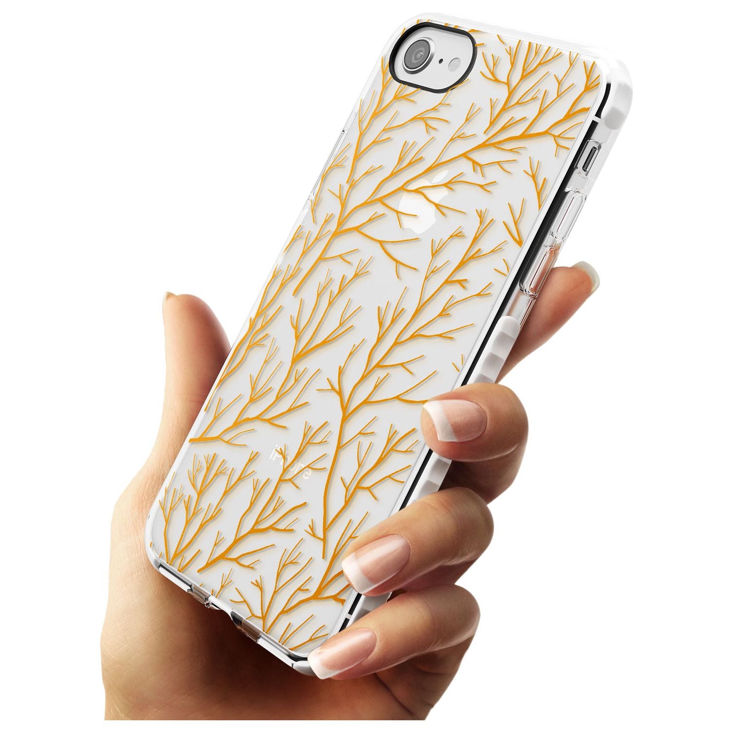 Personalised Bramble Branches Pattern Impact Phone Case for iPhone SE 8 7 Plus