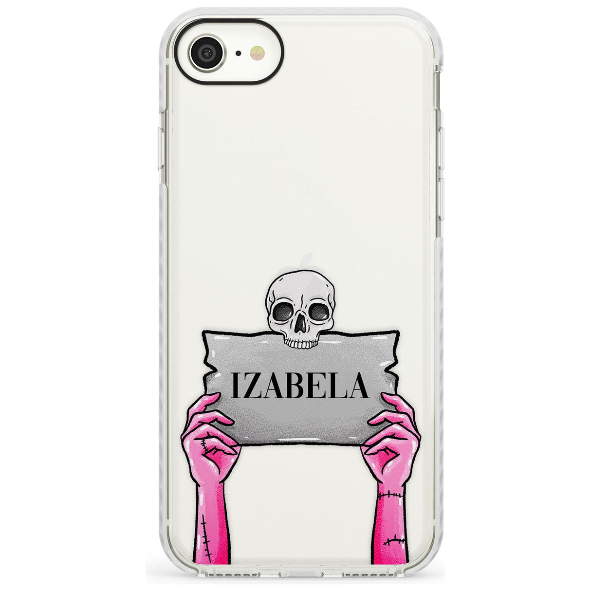 Personalised Grave Plaque Impact Phone Case for iPhone SE 8 7 Plus