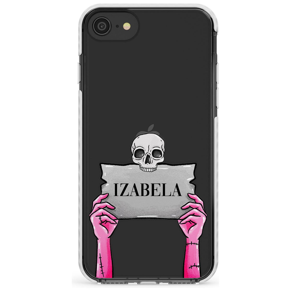 Personalised Grave Plaque Impact Phone Case for iPhone SE 8 7 Plus