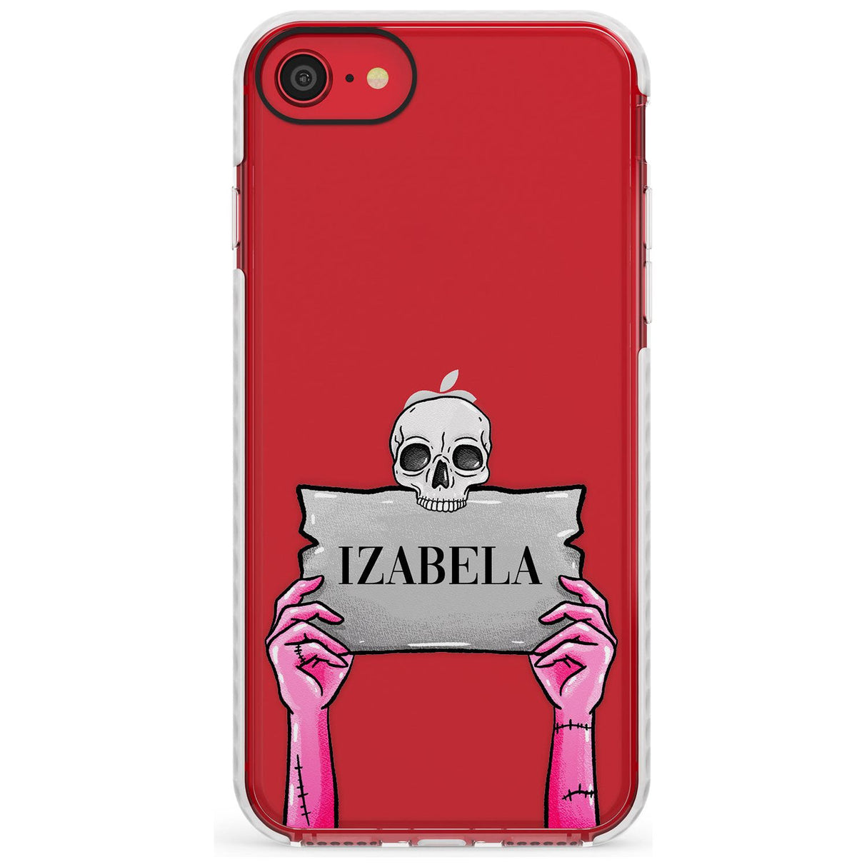 Personalised Grave Plaque Impact Phone Case for iPhone SE 8 7 Plus