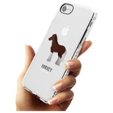 Personalised Brown Horse Impact Phone Case for iPhone SE 8 7 Plus