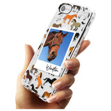 Personalised Horse Polaroid Impact Phone Case for iPhone SE 8 7 Plus