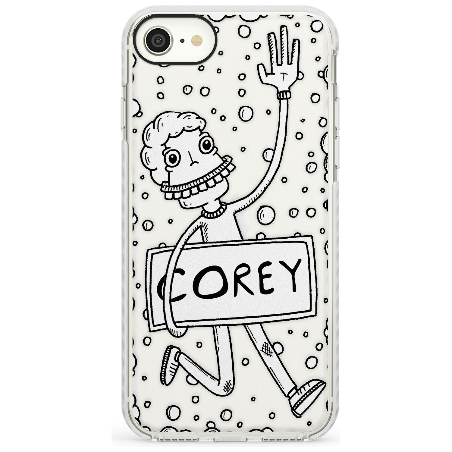 Personalised Custom Banner Boy Impact Phone Case for iPhone SE 8 7 Plus
