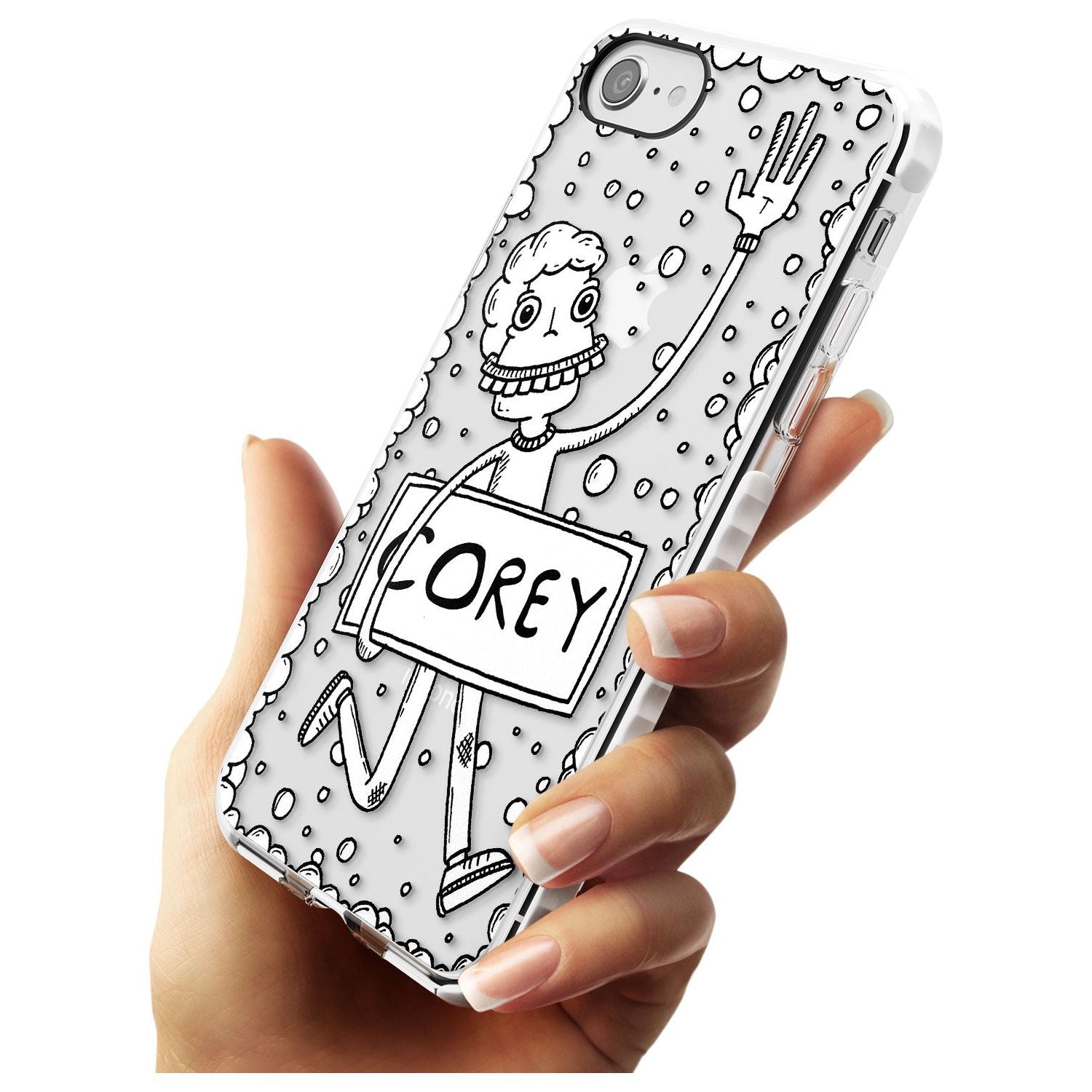 Personalised Custom Banner Boy Impact Phone Case for iPhone SE 8 7 Plus