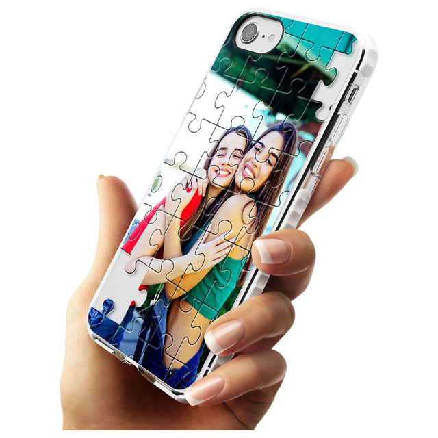 Personalised Jigsaw Puzzle Photo Impact Phone Case for iPhone SE 8 7 Plus