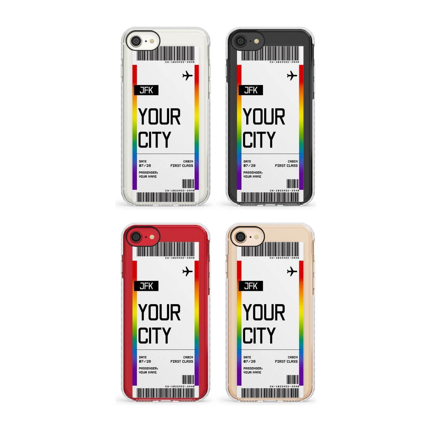 Pride Boarding Pass (Limited Edition) Phone Case for iPhone SE