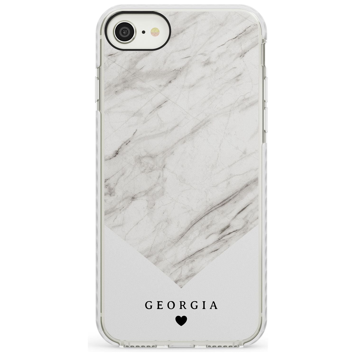 White Marble iPhone Case  Impact Case Custom Phone Case - Case Warehouse