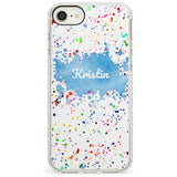 Rainbow Paint Splatter iPhone Case  Impact Case Custom Phone Case - Case Warehouse