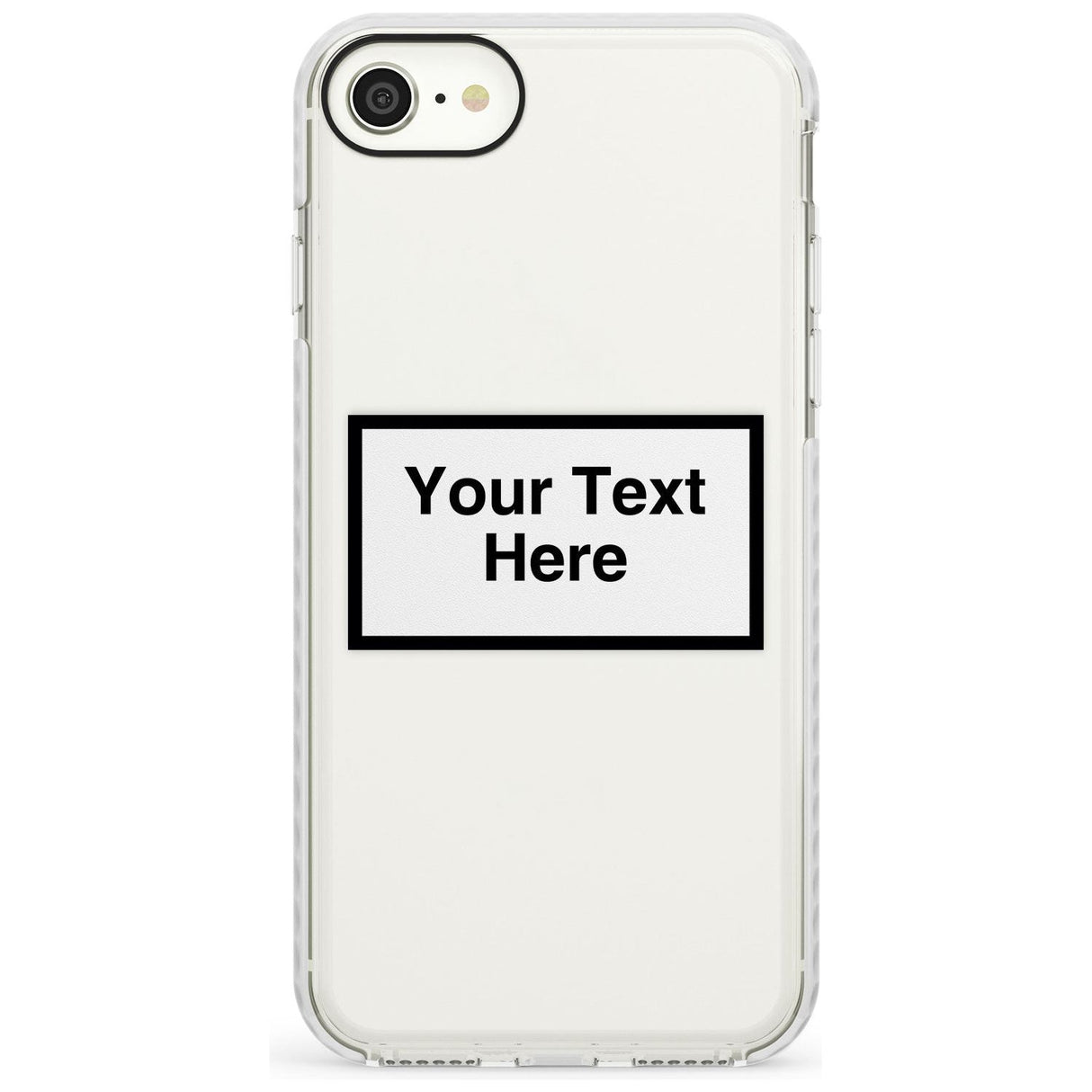 Personalised Create your own Warning Label Phone Case for iPhone SE