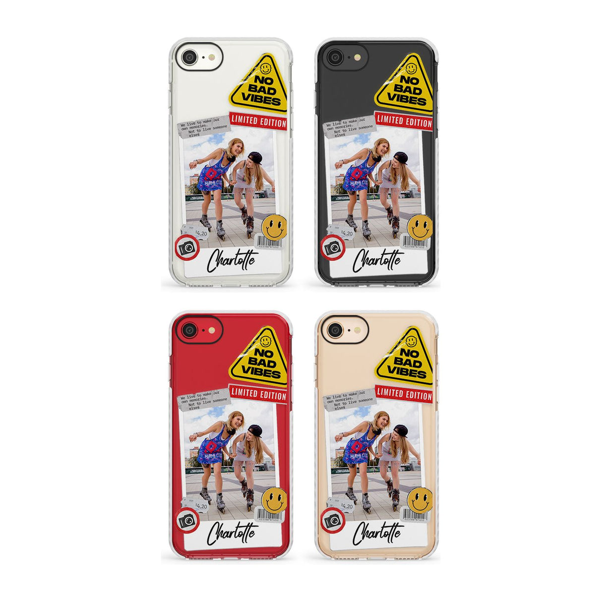 Personalised Snake Instant Photo Phone Case for iPhone SE