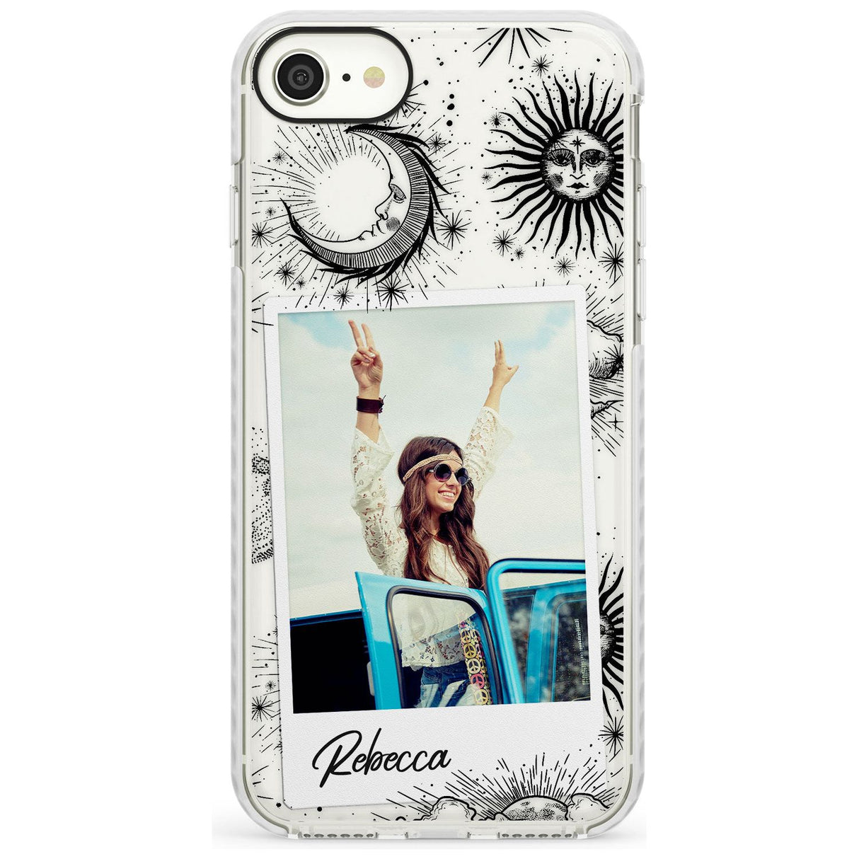 Personalised Snake Instant Photo Phone Case for iPhone SE