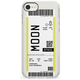 Moon Custom Space Travel Ticket iPhone Case  Impact Case Custom Phone Case - Case Warehouse