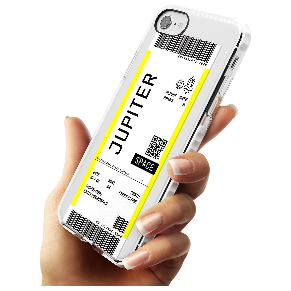 Jupiter Travel Ticket iPhone Case   Custom Phone Case - Case Warehouse