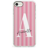 Pink on Pink Stripes iPhone Case  Impact Case Custom Phone Case - Case Warehouse