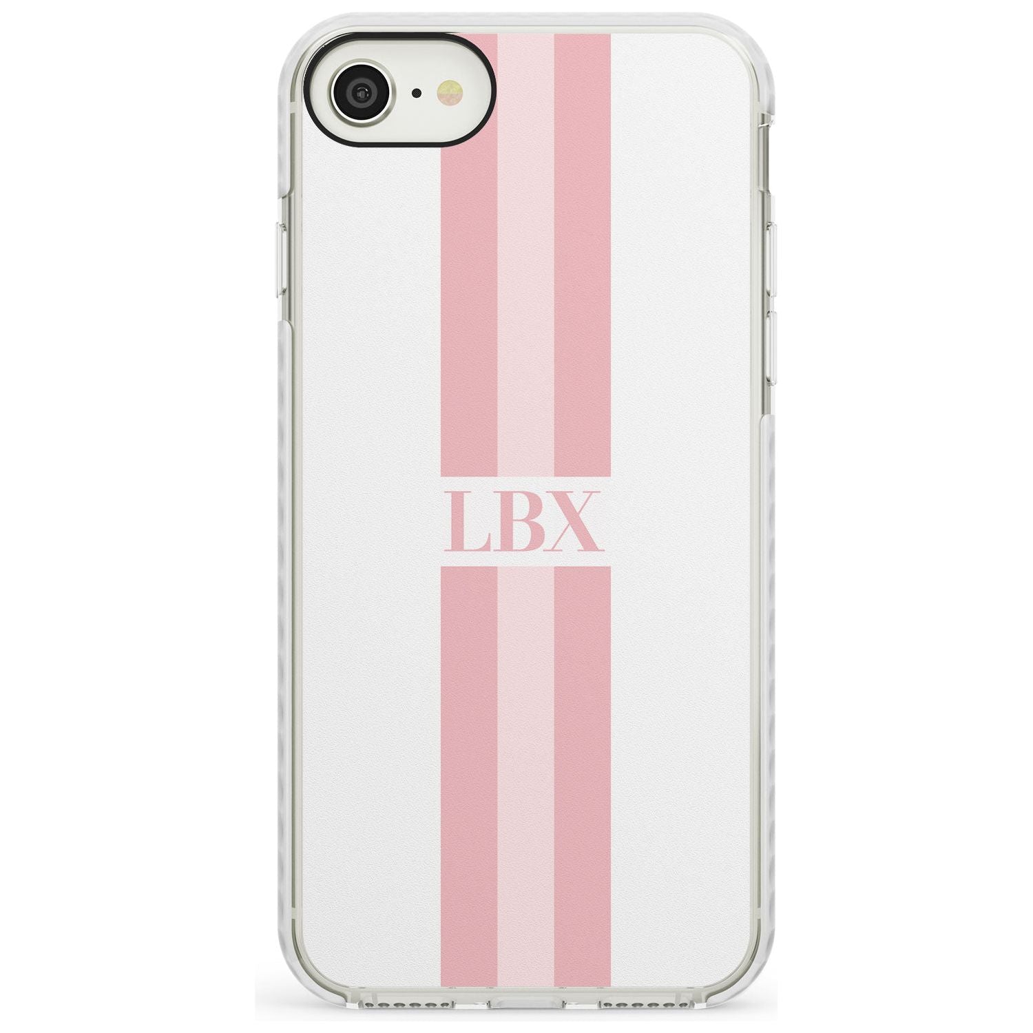 Minimal Pink Stripes iPhone Case  Impact Case Custom Phone Case - Case Warehouse