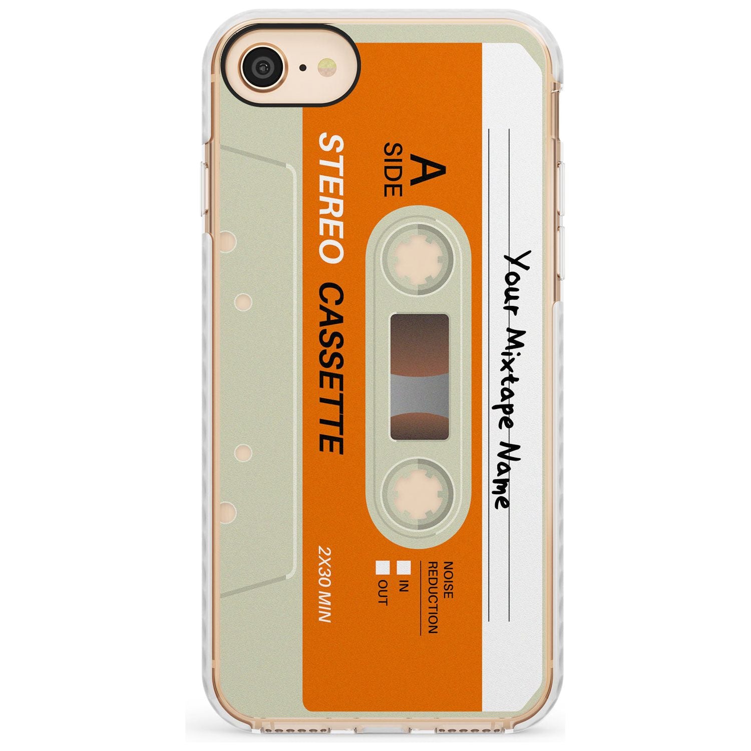 Classic Cassette Slim TPU Phone Case for iPhone SE 8 7 Plus