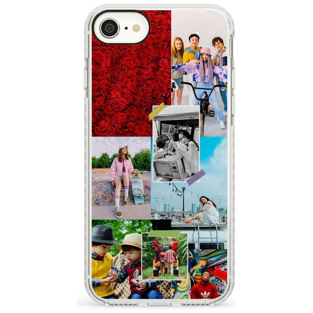 Personalised Photo Collage Impact Phone Case for iPhone SE 8 7 Plus