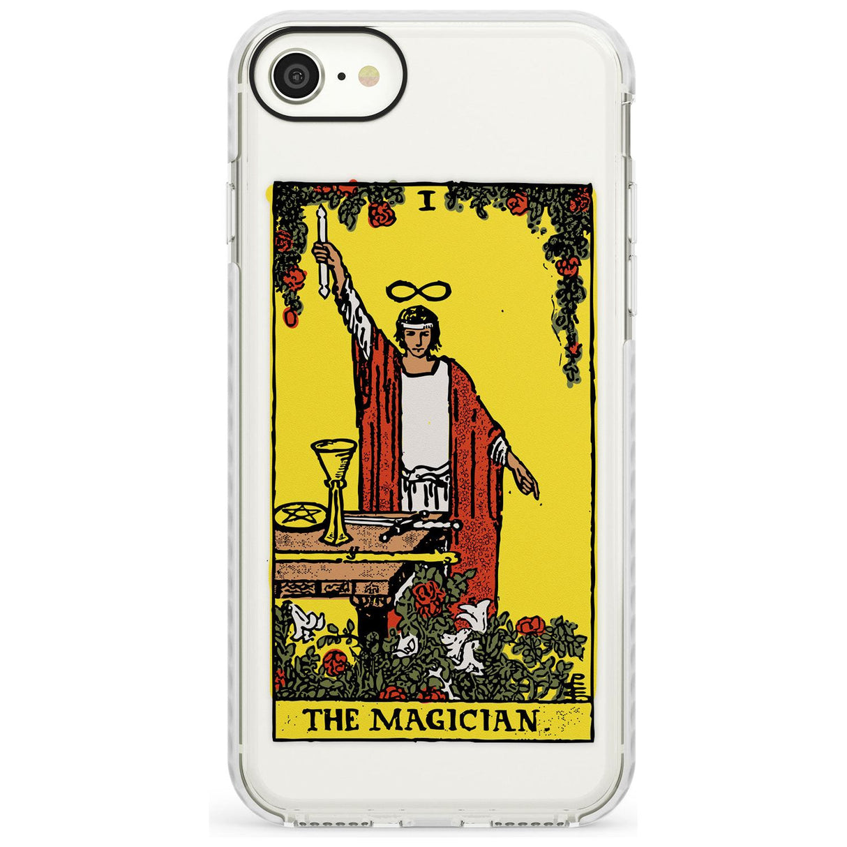 The Magician Tarot Card - Colour Slim TPU Phone Case for iPhone SE 8 7 Plus