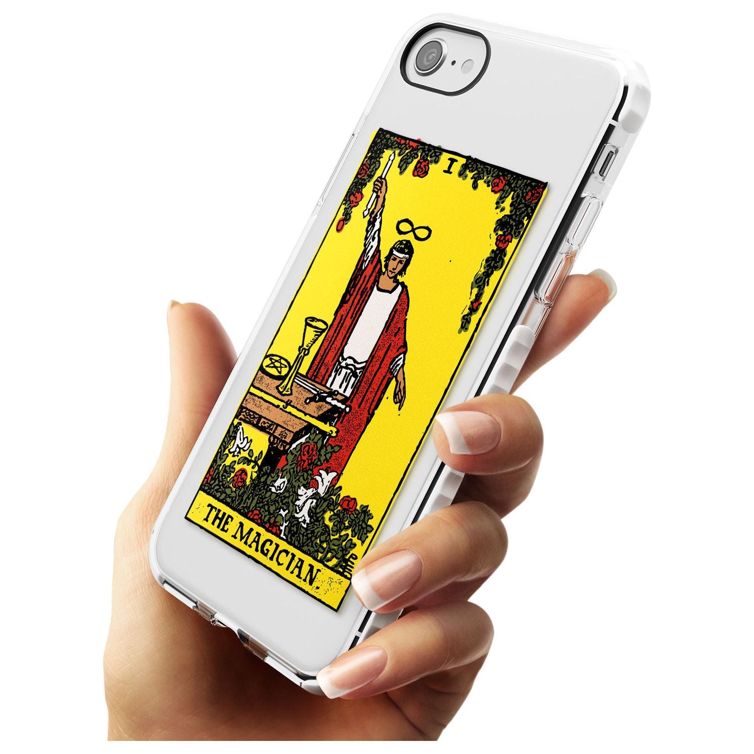 The Magician Tarot Card - Colour Slim TPU Phone Case for iPhone SE 8 7 Plus