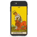 Strength Tarot Card - Colour Slim TPU Phone Case for iPhone SE 8 7 Plus