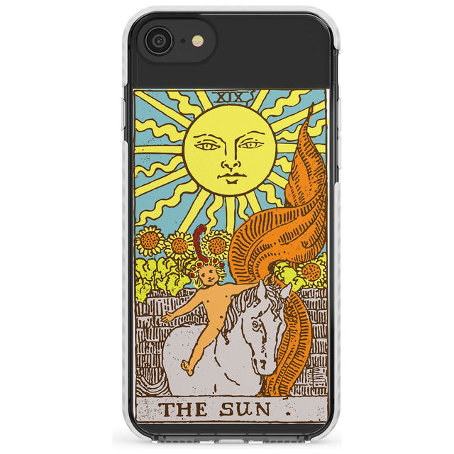 The Sun Tarot Card - Colour Slim TPU Phone Case for iPhone SE 8 7 Plus
