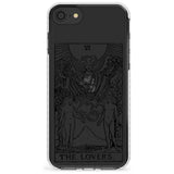 The Lovers Tarot Card - Transparent Slim TPU Phone Case for iPhone SE 8 7 Plus