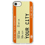 Personalised Create Your Own Train Ticket Impact Phone Case for iPhone SE 8 7 Plus