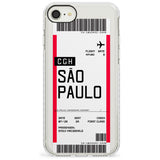 São Paulo Boarding Pass iPhone Case  Impact Case Custom Phone Case - Case Warehouse