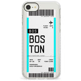 Boston Boarding Pass iPhone Case  Impact Case Custom Phone Case - Case Warehouse