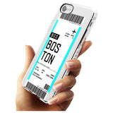 Boston Boarding Pass iPhone Case   Custom Phone Case - Case Warehouse