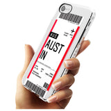 Austin Boarding Pass iPhone Case   Custom Phone Case - Case Warehouse