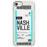 Nashville Boarding Pass iPhone Case  Impact Case Custom Phone Case - Case Warehouse