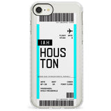 Houston Boarding Pass iPhone Case  Impact Case Custom Phone Case - Case Warehouse