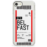 Belfast Boarding Pass  Impact Case Custom Phone Case - Case Warehouse