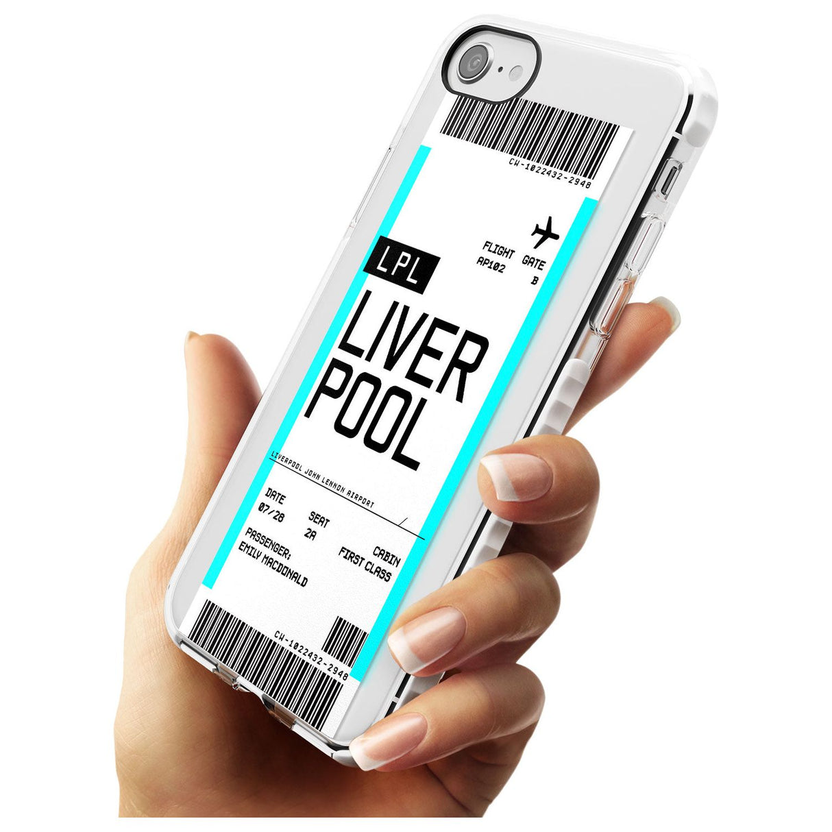 Liverpool Boarding Pass   Custom Phone Case - Case Warehouse