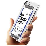 Frankfurt Boarding Pass iPhone Case   Custom Phone Case - Case Warehouse