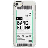 Barcelona Boarding Pass iPhone Case  Impact Case Custom Phone Case - Case Warehouse