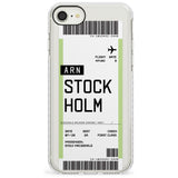 Stockholm Boarding Pass iPhone Case  Impact Case Custom Phone Case - Case Warehouse