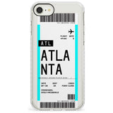 Atlanta Boarding Pass iPhone Case  Impact Case Custom Phone Case - Case Warehouse